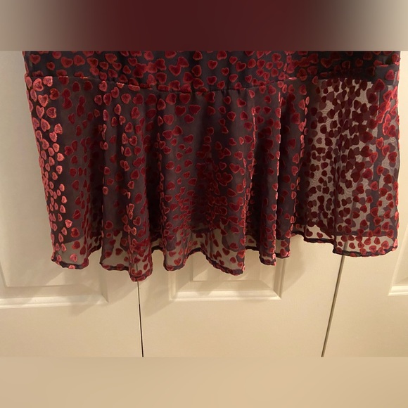 Cynthia Rowley Velvet Heart Maxi Dress: Tuxedo Front/Confetti Hearts - Picture 4 of 7